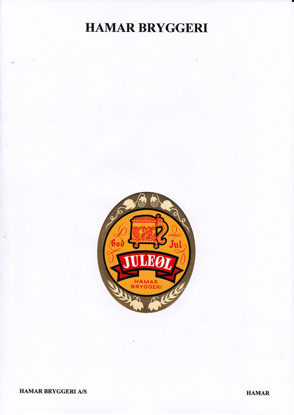 Etikett Juleøl