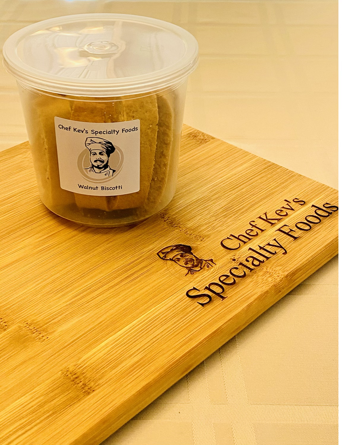 Walnut Biscotti - tub