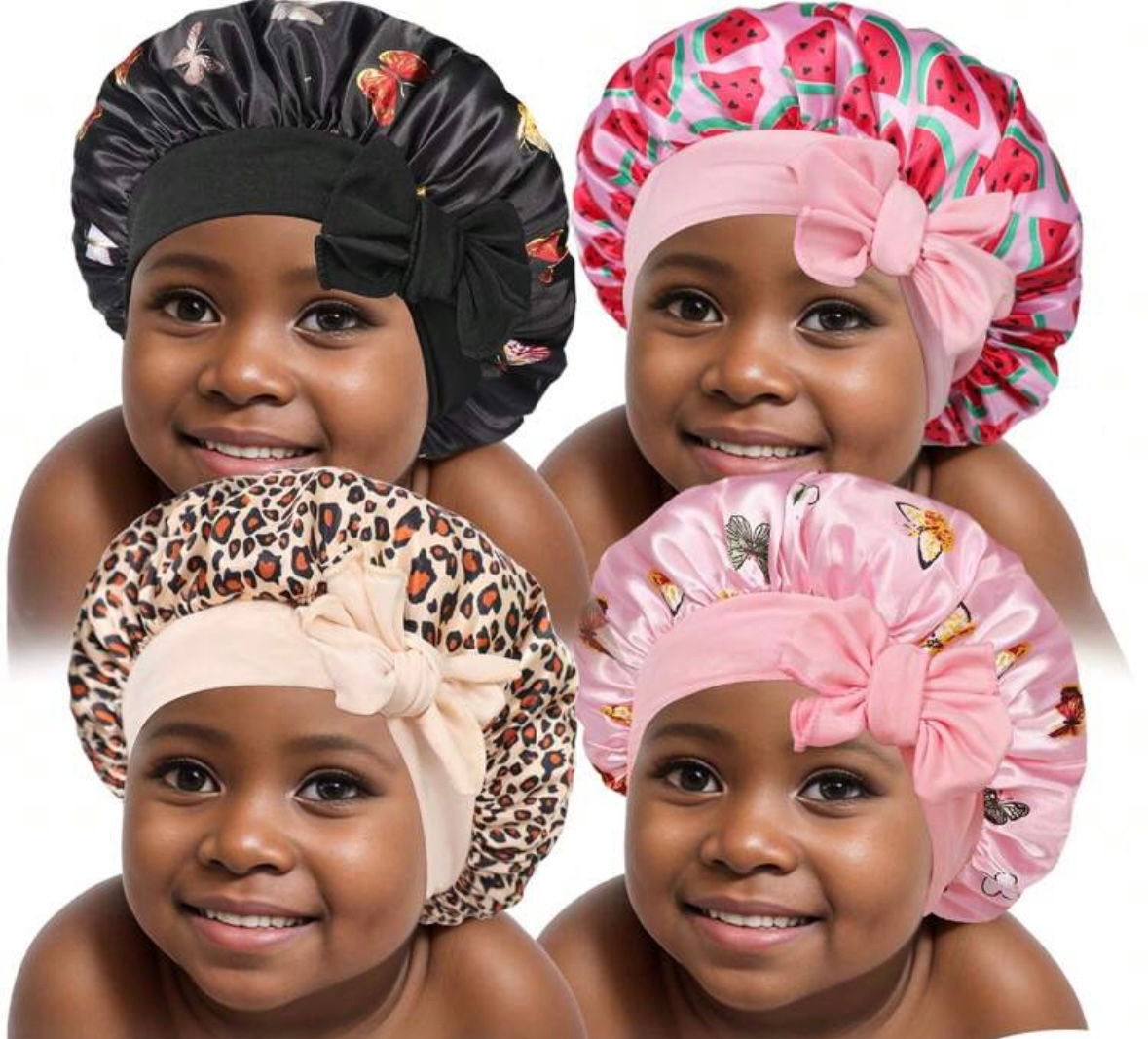 Girls Printed Bonnet