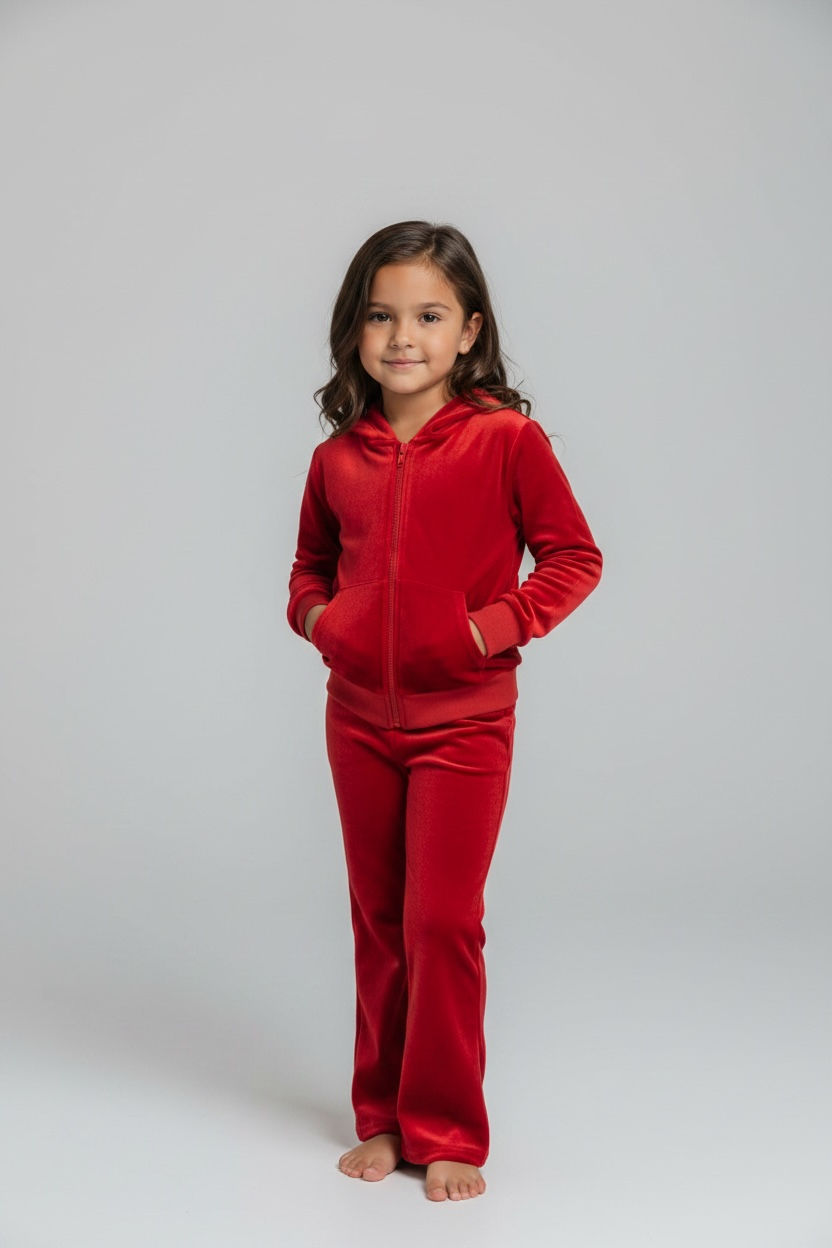 Too Cool Flared Velour Set