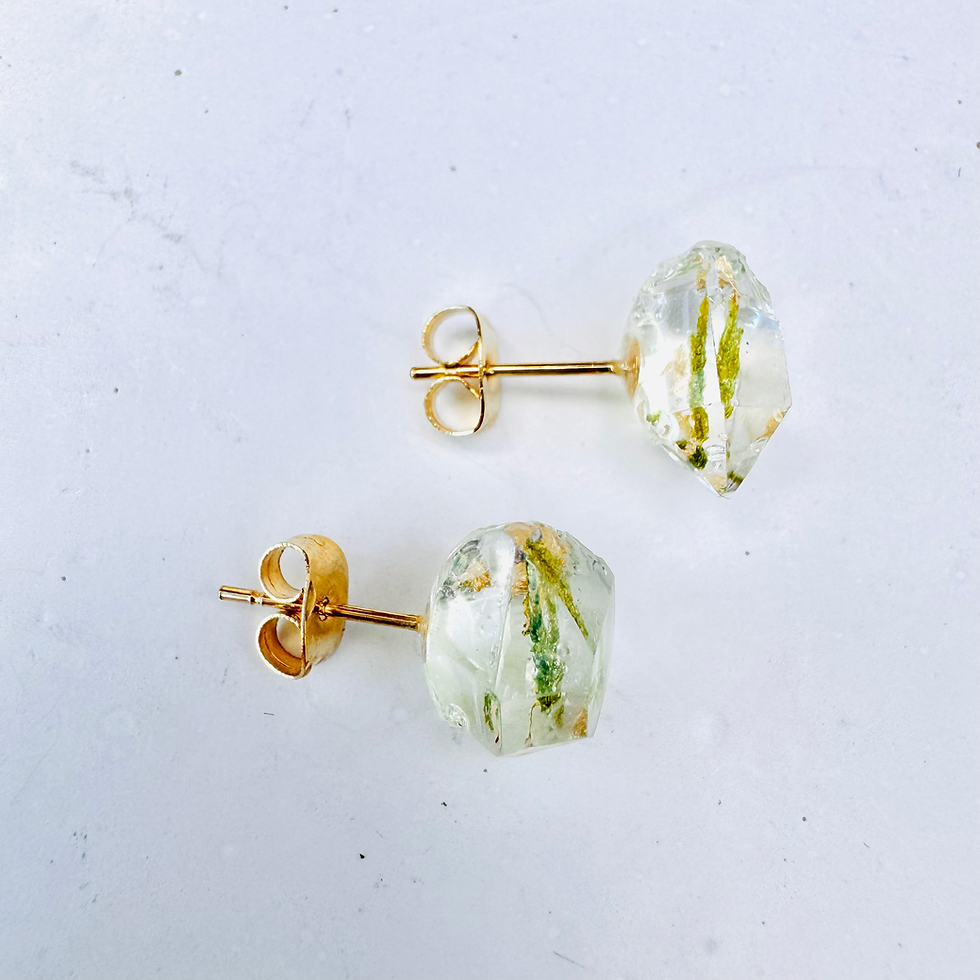 Thumbnail: Moss crystal stud 