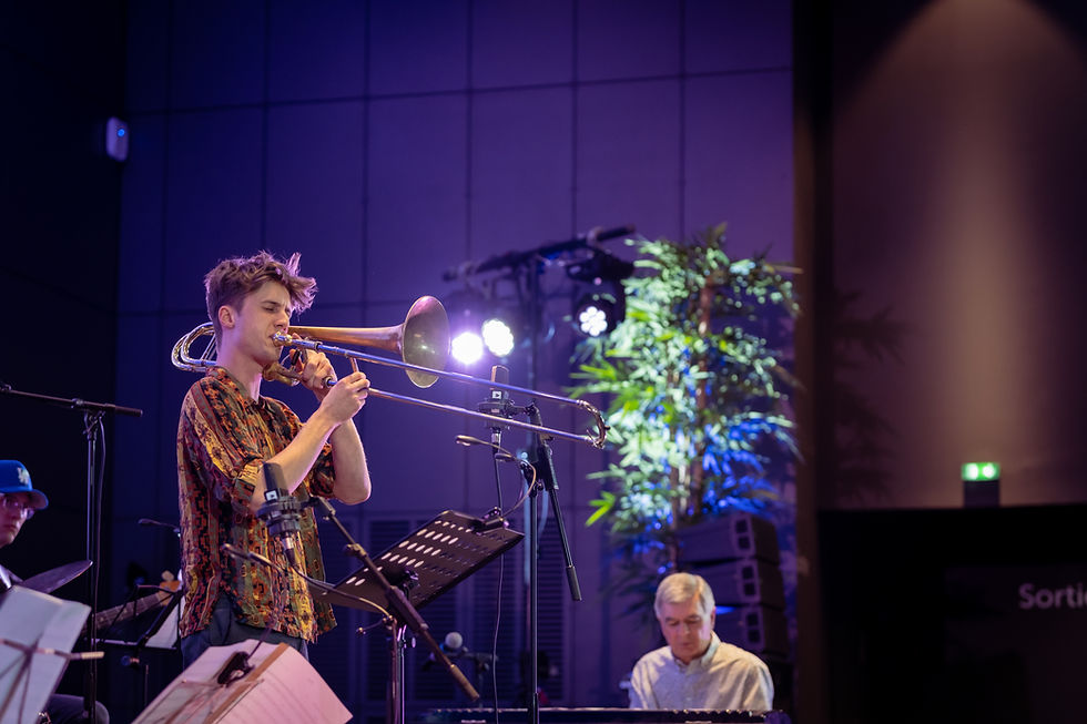 Man Playing Saxophone