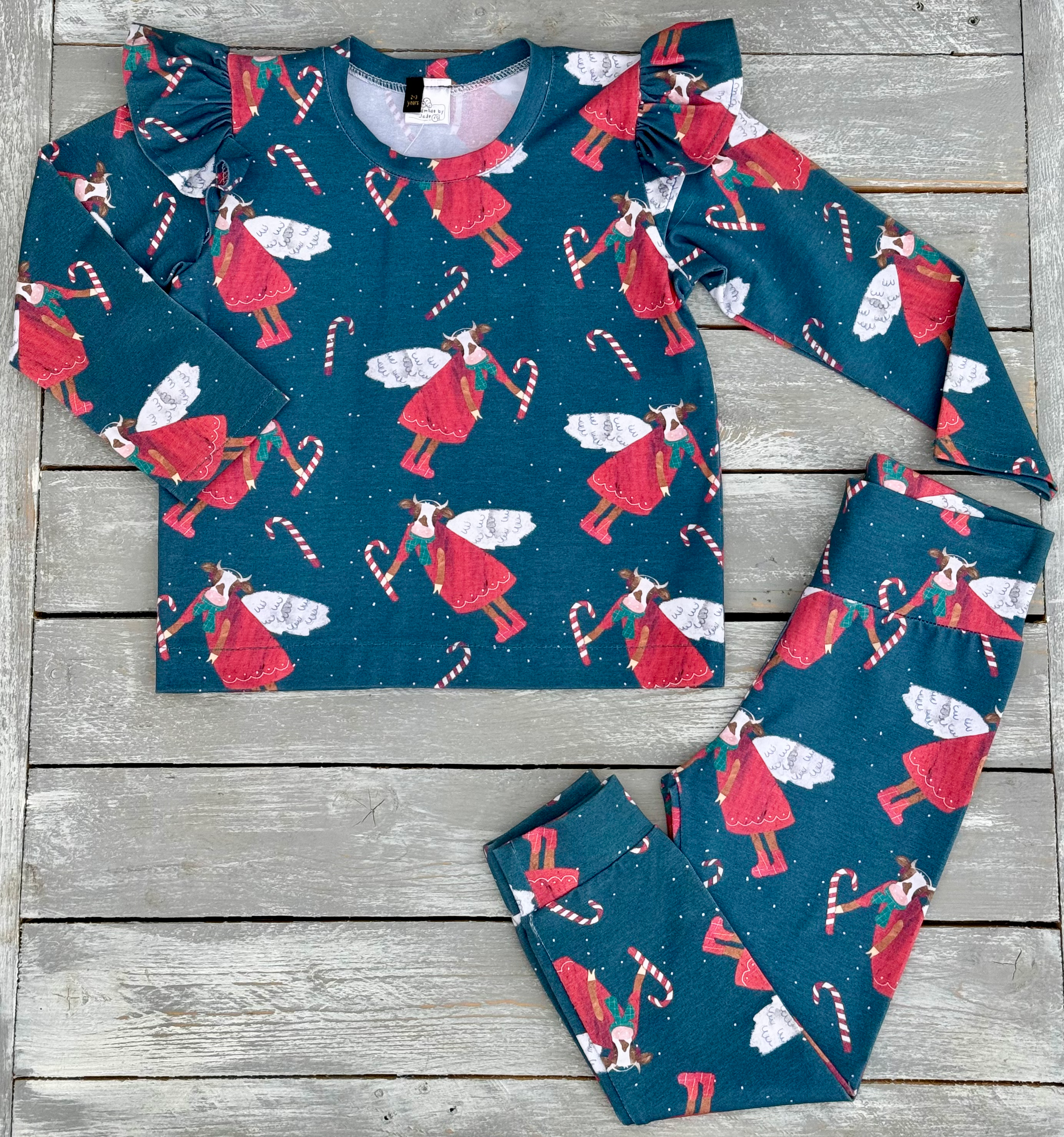 Navy Frill Christmas Set 