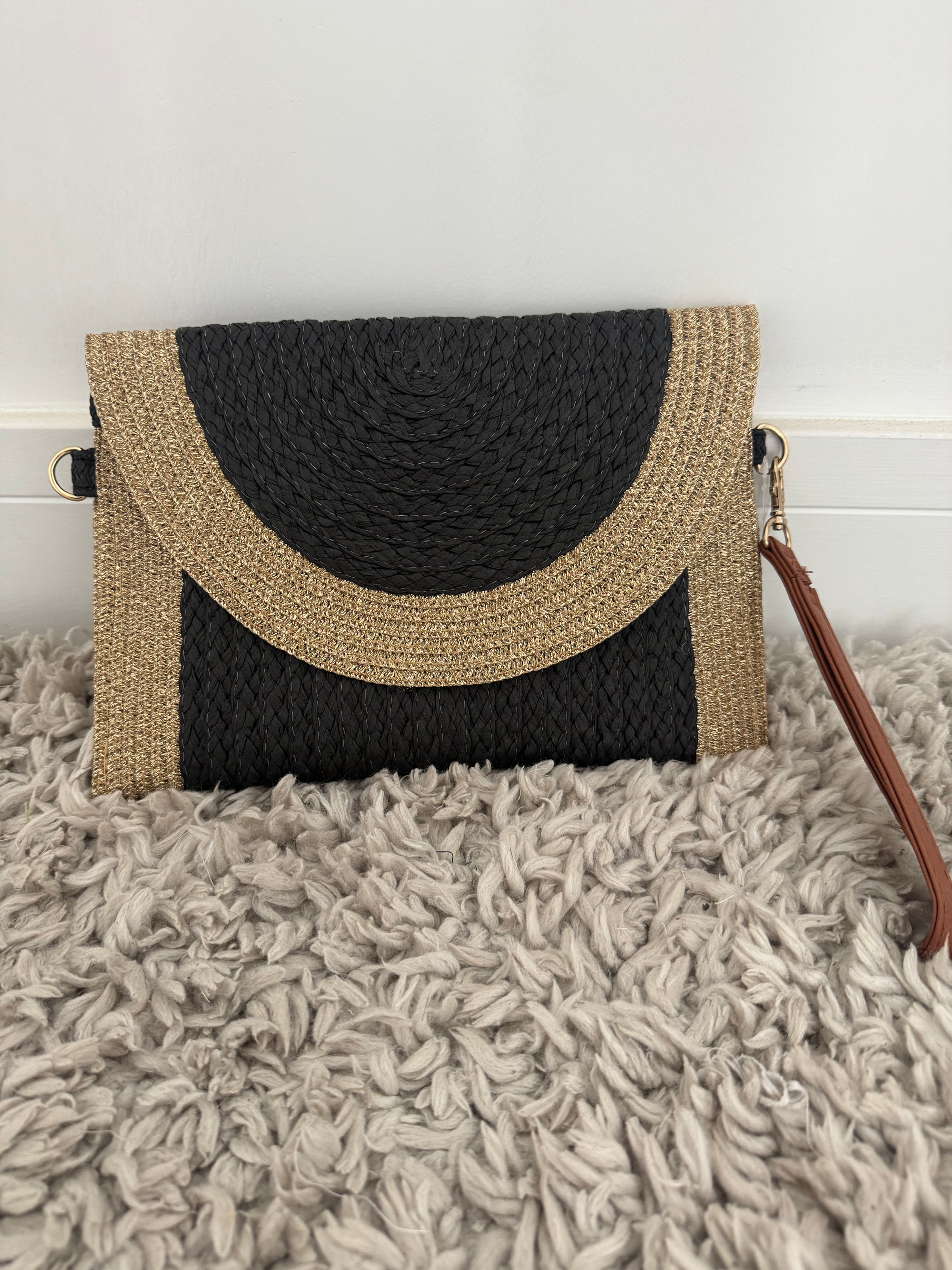 Black and Gold Clutch 