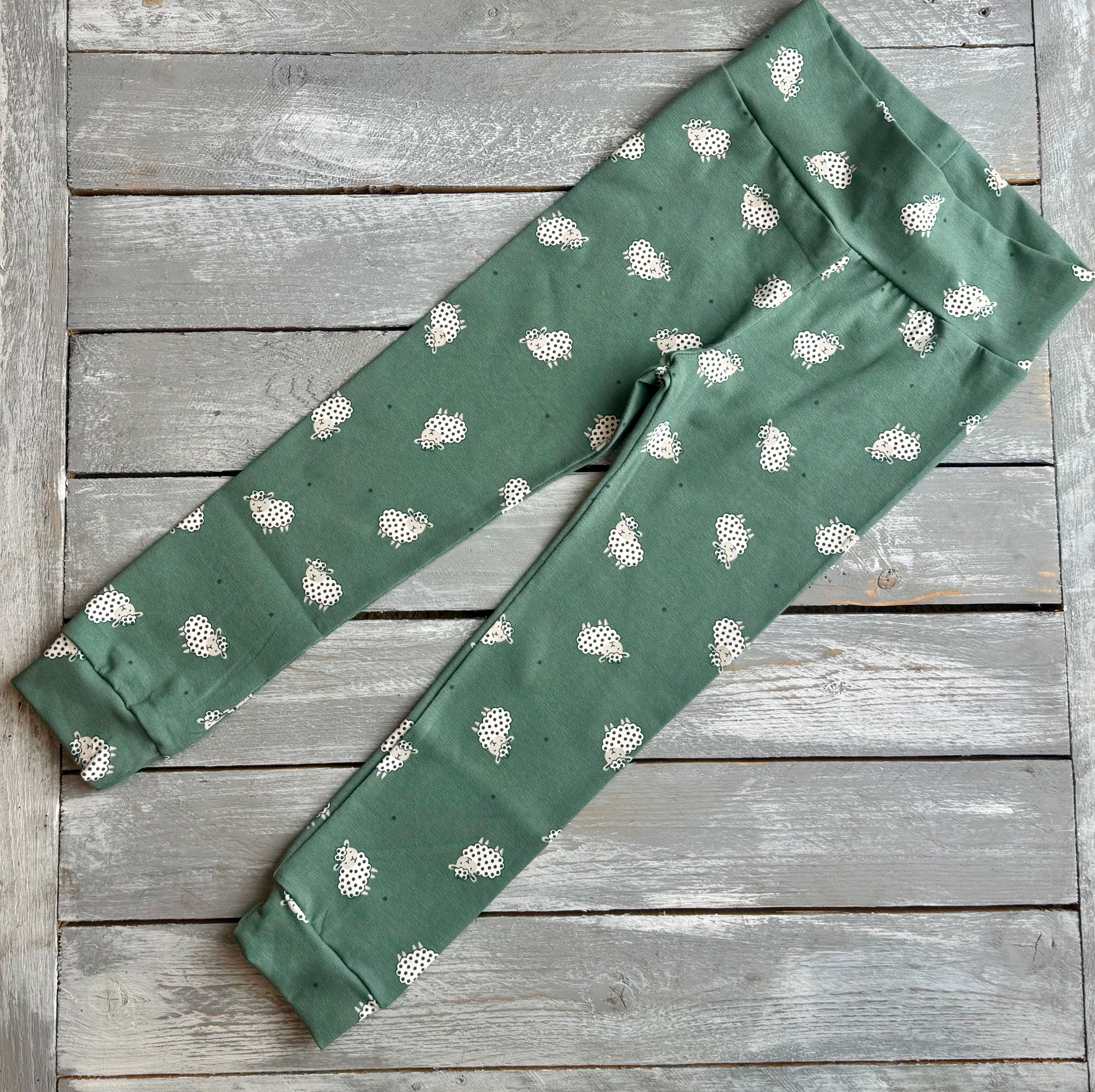 Green Sheep Leggings 