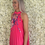 Thumbnail: Helena Halter Neck Dress Pink 