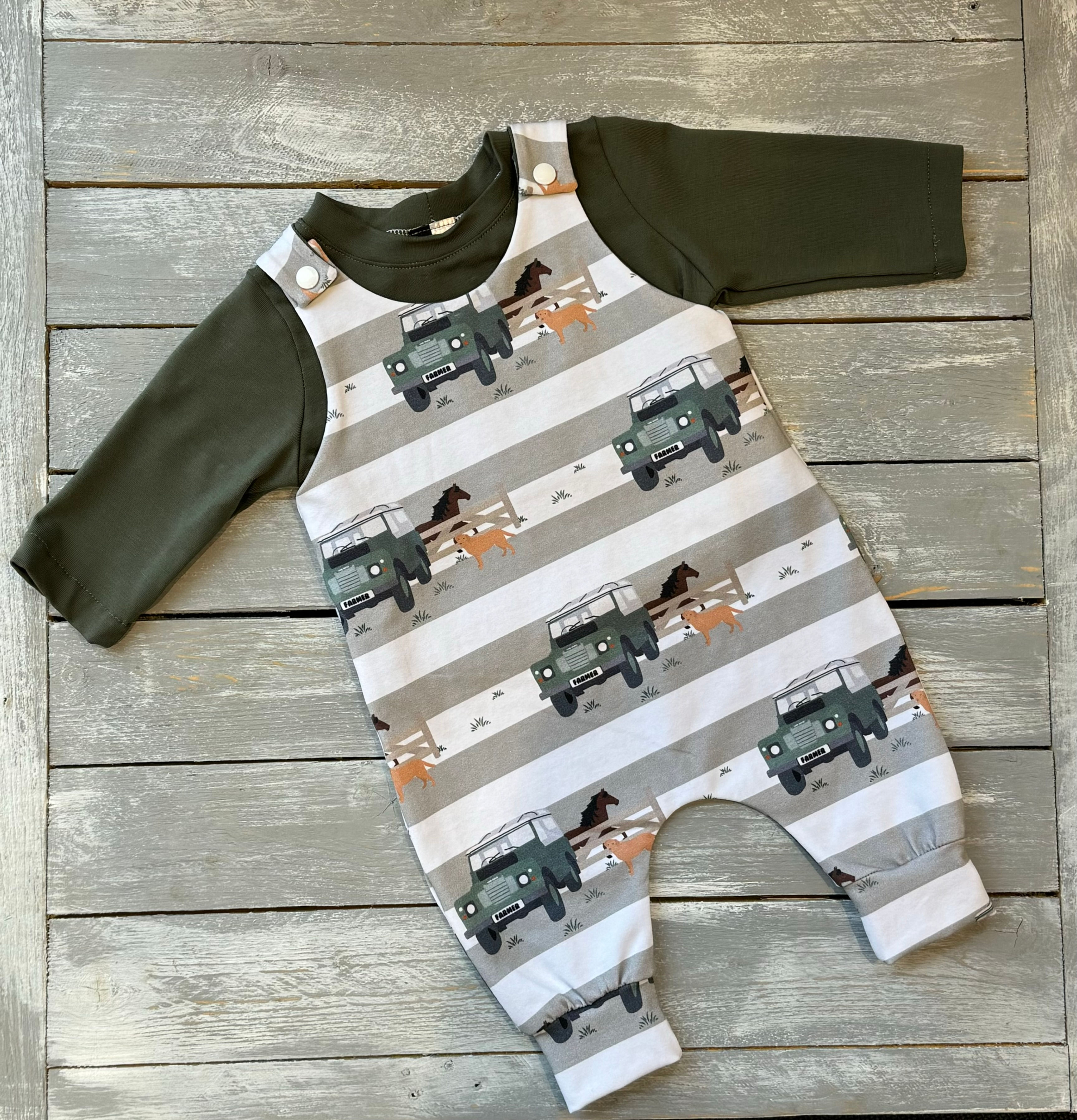 Rover Romper with T-shirt