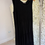 Thumbnail: Shirred Black Maxi Dress
