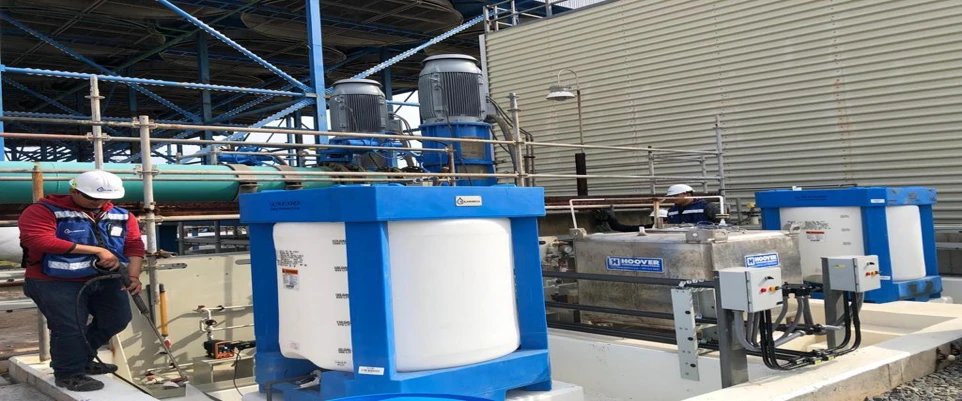 Sistema de manejo y dosificación de químicos