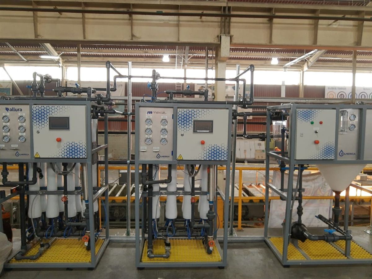 Equipos de tratamiento en batería