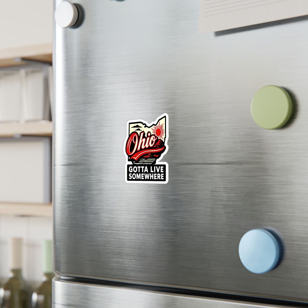 Thumbnail: Ohio "Gotta Live Somewhere" Vinyl Sticker - FREE SHIPPING