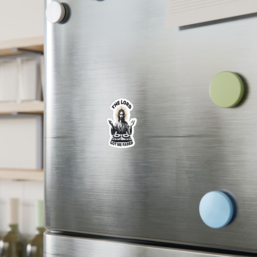 Thumbnail: The Lord Got Me Faded Vinyl Sticker - FREE SHIPPING