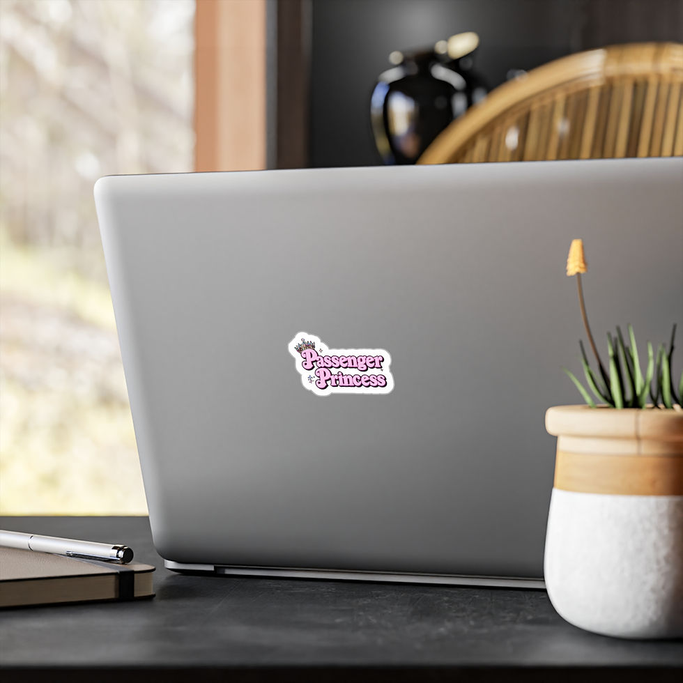 Thumbnail: Passenger Princess Vinyl Sticker - FREE SHIPPING