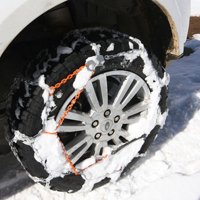 RUD snow chain fitted to 4x4 tyre