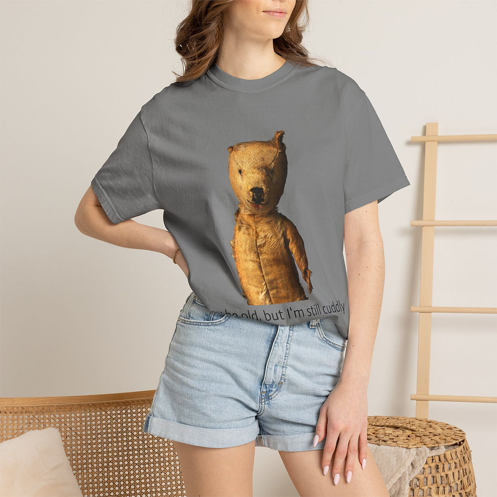 Thumbnail: Vintage Teddy T‑Shirt — “I may be old, but I’m still cuddly” Retro Cute Tee