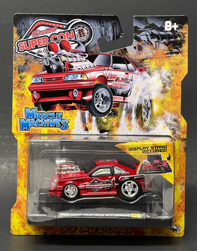 1993 FORD MUSTANG SVT COBRA FOXBODY MUSCLE MACHINES 1/64 BY M2