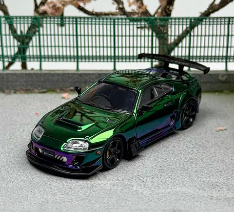 TOYOTA SUPRA A80Z PANDEM CHAMELEON 1/64 DIECAST CAR MODEL BY LMLF TOYOTA SUPRA A80Z PANDEM CHAMELEON 1/64 DIECAST CAR MODEL BY LMLF