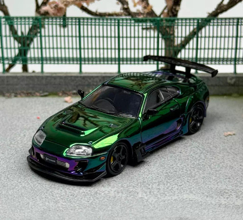 TOYOTA SUPRA A80Z PANDEM CHAMELEON 1/64 DIECAST CAR MODEL BY LMLF