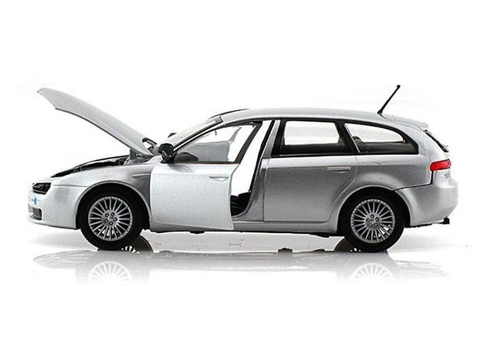 Thumbnail: ALFA ROMEO 159 SW WAGON SILVER 1/24 SCALE DIECAST CAR MODEL BY MOTOR MAX 73372
