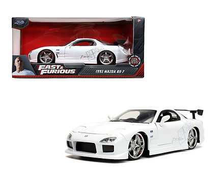 1993 MAZDA RX-7 FD3S HKS FAST & FURIOUS 1/24 DIECAST CAR MODEL