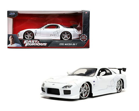 1993 MAZDA RX-7 FD3S HKS FAST & FURIOUS 1/24 DIECAST CAR MODEL