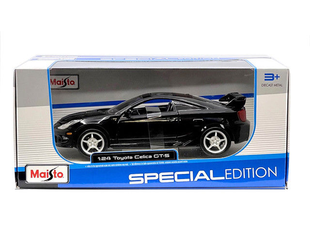 Thumbnail: TOYOTA CELICA GT-S BLACK 1/24 SCALE DIECAST CAR MODEL BY MAISTO 31237