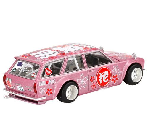 ミニカー Hotwheels Datsun 510 wagon moon custom Mini GT 1/64 Datsun KAIDO 510 Wagon HKS V1 Diecast Scale