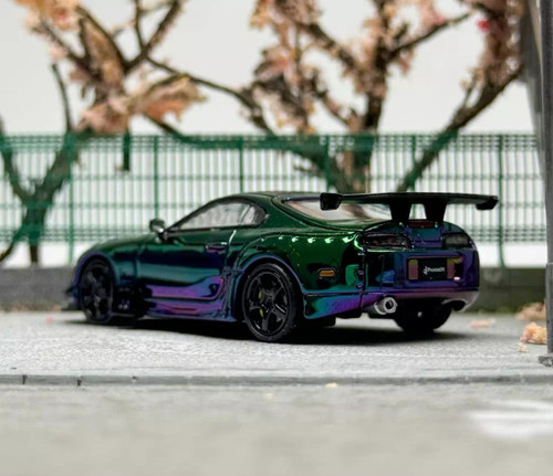 TOYOTA SUPRA A80Z PANDEM CHAMELEON 1/64 DIECAST CAR MODEL BY LMLF