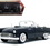 Thumbnail: 1956 FORD T-BIRD THUNDERBIRD BLACK 1/18 SCALE DIECAST CAR MODEL MOTOR MAX 73173