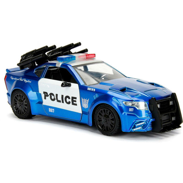 Thumbnail: TRANSFORMERS BARRICADE CUSTOM POLICE CAR 1/24 DIECAST MODEL BY JADA TOYS 98400