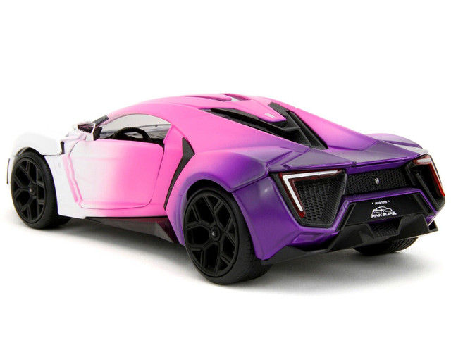 Thumbnail: LYKAN HYPERSPORT WHITE PINK SLIPS 1/24 DIECAST CAR MODEL BY JADA TOYS 35058