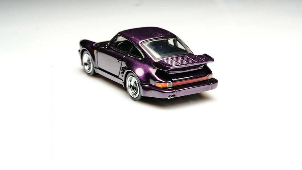 Thumbnail: PORSCHE 930 RWB PURPLE BLACK BIRD REMOVABLE TAIL 1/64 DIECAST CAR BY BSC MODELS