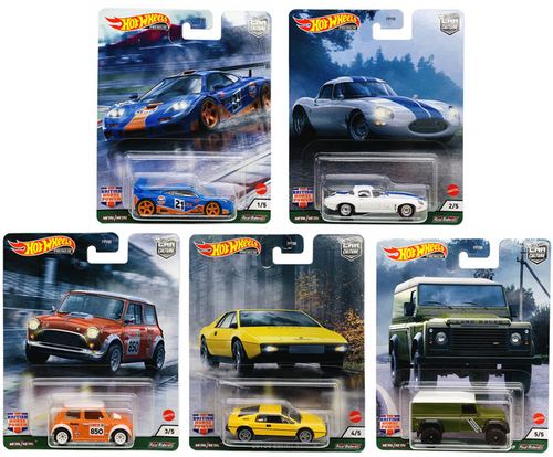 ミニカー BRITISH SPORTS CAR COLLECTION 1/64 2021 CAR CULTURE BRITISH HORSE POWER SET OF 5 1/64 CAR BY HOT