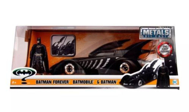 Thumbnail: BATMAN FOREVER BATMOBILE 1995 1/24 SCALE DIECAST CAR MODEL BY JADA TOYS 98036