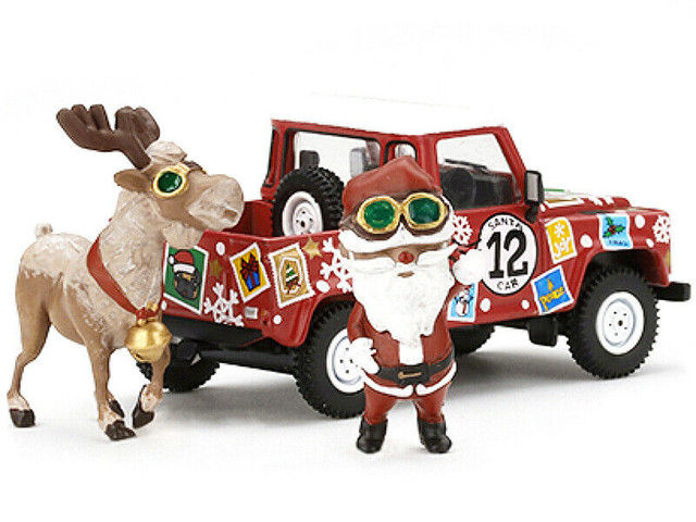 Thumbnail: LAND ROVER DEFENDER 90 2021 CHRISTMAS 1/64 BY MINI GT MGT00320
