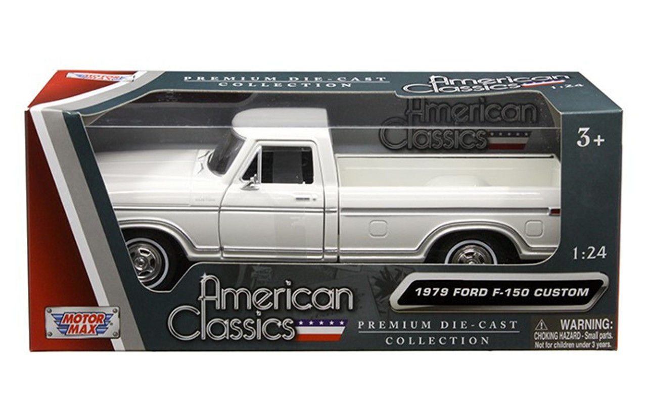 1979 FORD F-150 TRUCK WHITE 1/24 DIECAST MODEL BY MOTOR MAX 79346