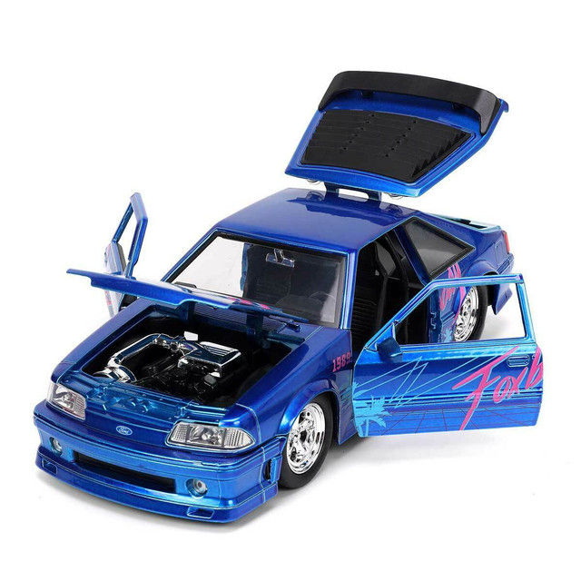 Thumbnail: 1989 FORD MUSTANG GT FOXBODY I LOVE THE 80'S 1/24 DIECAST CAR BY JADA TOYS 31379