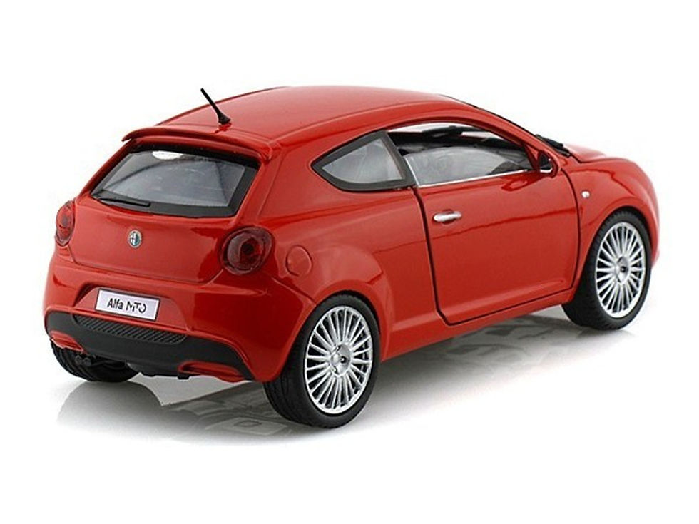 Thumbnail: ALFA ROMEO MITO RED 1/24 SCALE DIECAST CAR MODEL BY MOTOR MAX 73371