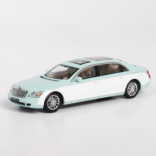 Maybach62ミニカー 1/64 Stance Hunter Maybach 62 Mercedes Benz in Silver limited 999