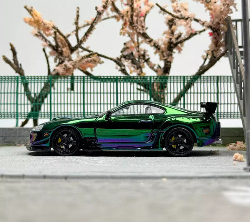 ヤマカワ TOYOTA SUPRA A80Z PANDEM CHAMELEON 1/64 DIECAST CAR MODEL BY LMLF