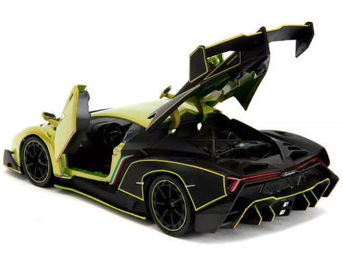 LAMBORGHINI VENENO PINK SLIPS 1/24 SCALE DIECAST CAR MODEL BY JADA
