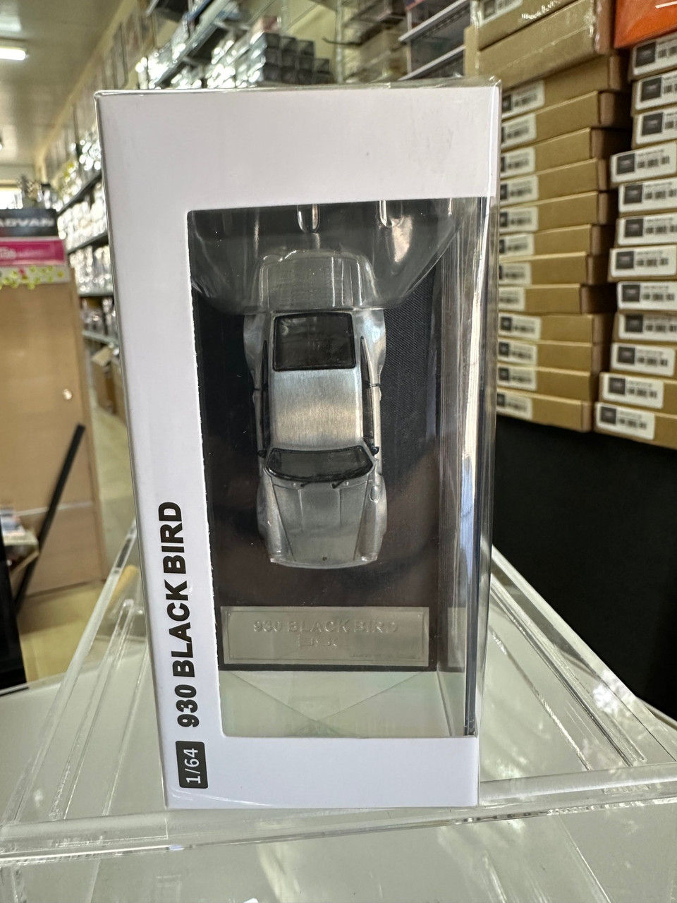 Thumbnail: PORSCHE 930 RWB SILVER BLACK BIRD REMOVABLE TAIL 1/64 DIECAST CAR BY BSC MODELS