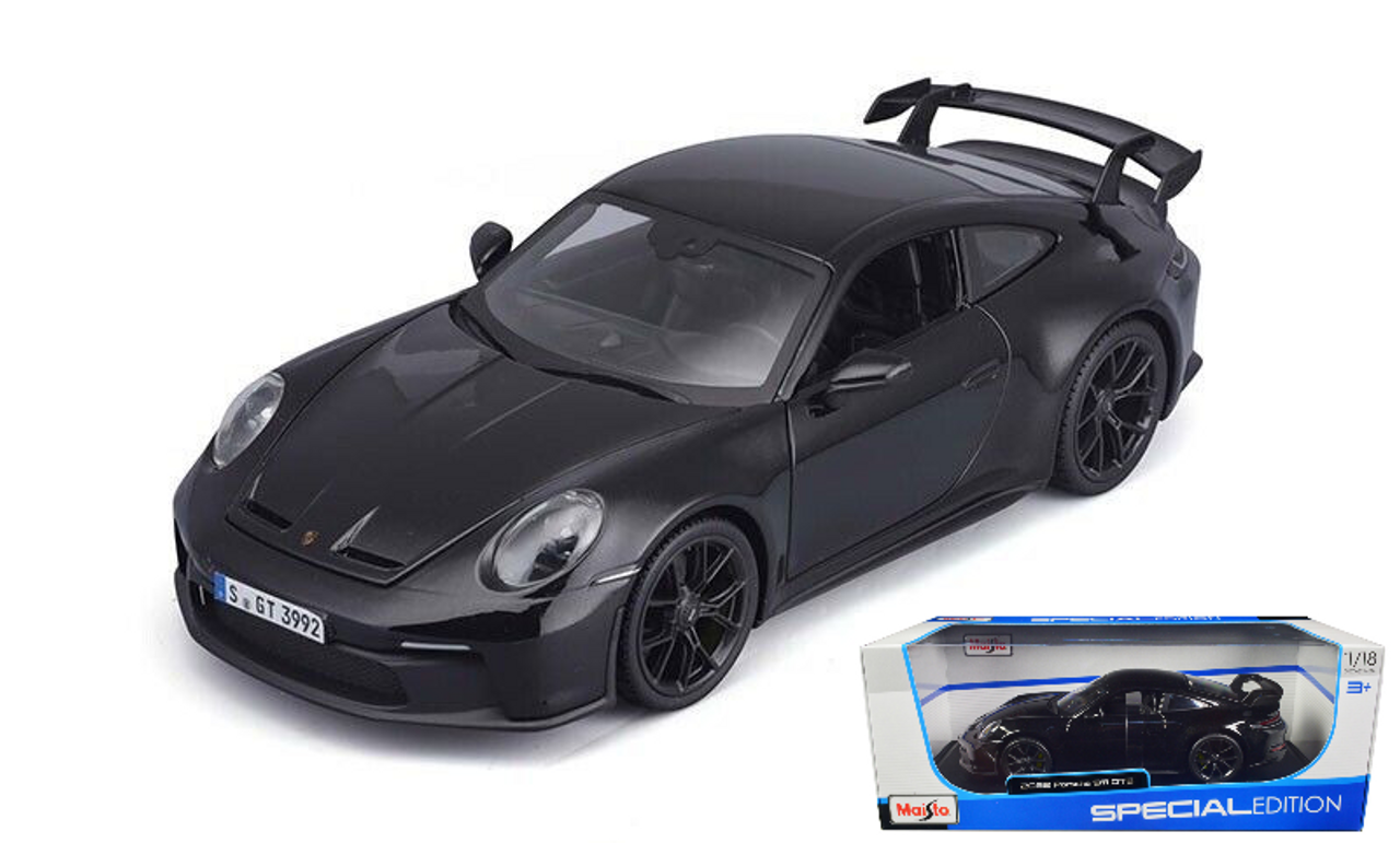 2022 PORSCHE 911 GT3 BACK 1/18 SCALE DIECAST CAR MODEL BY MAISTO 31458
