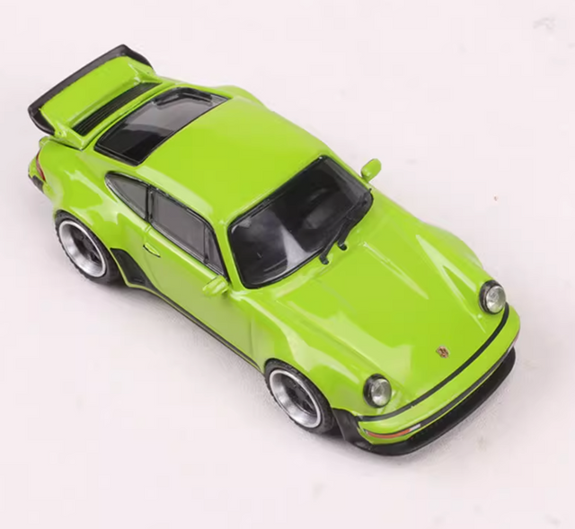 Thumbnail: PORSCHE SINGER TURBO STUDY 930 GREEN WITH REMOVABLE TAIL 1/64 BY RHINO MODELS