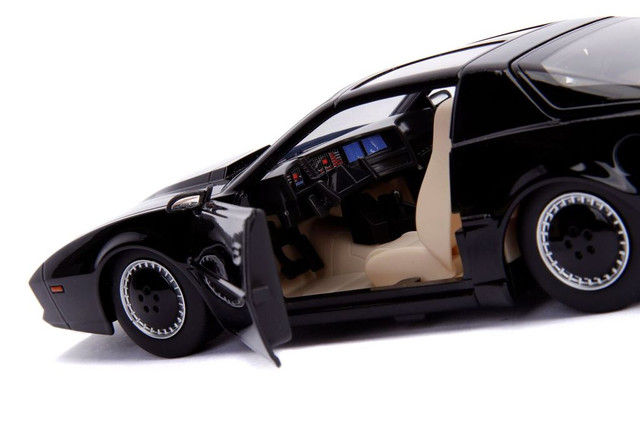 Thumbnail: KITT KNIGHT RIDER HOLLYWOOD RIDES LIGHTS 1/24 SCALE DIECAST CAR BY JADA 30086