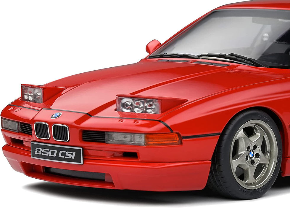 Thumbnail: 1990 BMW 850 E31 CSI RED 1/18 SCALE DIECAST CAR MODEL BY SOLIDO 1807001
