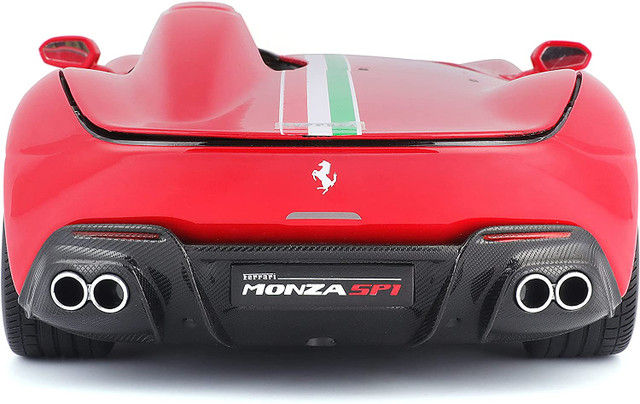 Thumbnail: FERRARI MONZA SP1 RED 1/18 SCALE DIECAST CAR MODEL BY BBURAGO 16909