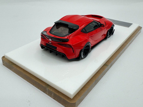 TOYOTA SUPRA A90 RED RESIN MODEL 1/64 SCALE RESIN CAR BY ATOZ