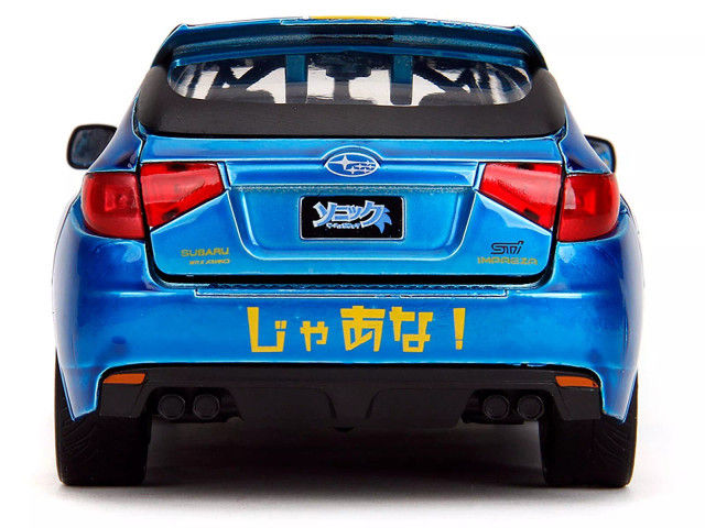 Thumbnail: 2012 SUBARU IMPREZA WRX STI SONIC HEDGEHOG FIGURE 1/24 CAR BY JADA TOYS 35871