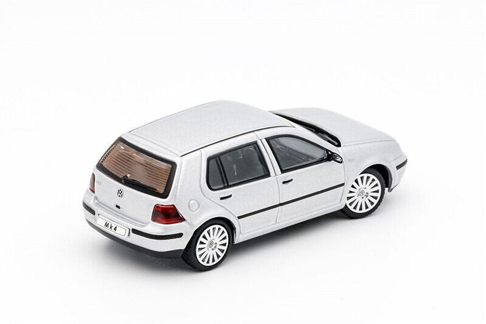 Thumbnail: VOLKSWAGEN GOLF GENERATION 4 GTI SILVER 1/64 SCALE DIECAST CAR MODEL BY GCD
